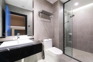 Koupelna v ubytování Zou Qu Ye Travel Hotel