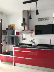 Kuchyň nebo kuchyňský kout v ubytování PUERTO BANUS Apartamento LEO