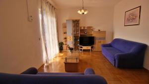 Televízia a/alebo spoločenská miestnosť v ubytovaní Apartments Marusic