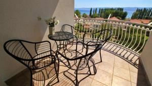 Balkón alebo terasa v ubytovaní Apartments Marusic