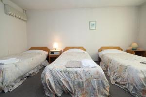 Postel nebo postele na pokoji v ubytování Hotel Tensui