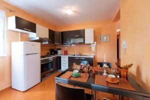 Kuchyň nebo kuchyňský kout v ubytování Apartments Karen