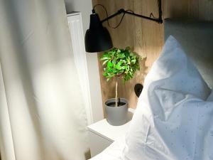 Posteľ alebo postele v izbe v ubytovaní ONE Apartamenty Gąsiorowskich 4