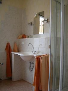 Koupelna v ubytování Ferienwohnung Böhnstedt