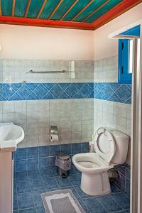 Koupelna v ubytování Hotel Ladias
