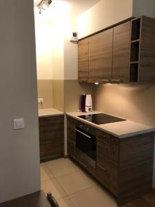 Kuchyňa alebo kuchynka v ubytovaní Appartement Nowa Huta