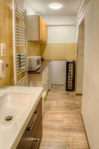 Kuchyňa alebo kuchynka v ubytovaní Apartmány pod Divadlem