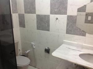 Phòng tắm tại Pousada Vila Verde
