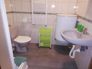 Koupelna v ubytování Pension Vladimír