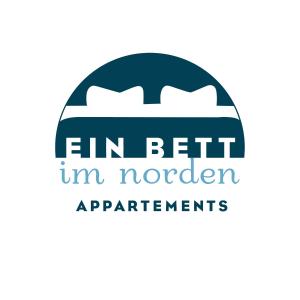 a logo for the fin belt im norwegianappartments at Ein Bett im Norden in Fehmarn