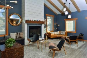 Posezení v ubytování The Coho Oceanfront Lodge