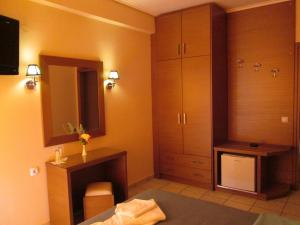 TV a/nebo společenská místnost v ubytování Hotel Lito