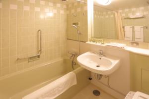 Koupelna v ubytování Kurashiki Kokusai Hotel