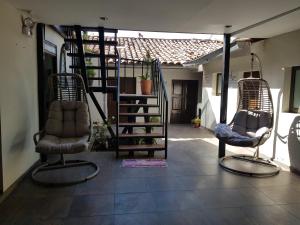 Istumisnurk majutusasutuses Xplora Hostel Cusco