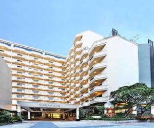 a rendering of a hotel with two buildings at Sunbeam Hotel Pattaya - SHA Extra Plus in Pattaya