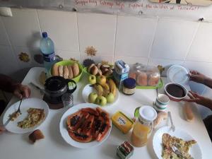 Frukostalternativ för gäster på Tarrafal's Meeting Point