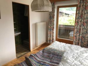 Postel nebo postele na pokoji v ubytování Haus Luise