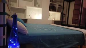 A bed or beds in a room at Molino de Simón