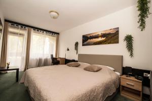 Krevet ili kreveti u jedinici u okviru objekta Hotel Faraon