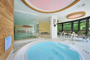 Bazén v ubytování Johannesbad Thermalhotel Ludwig Thoma nebo v jeho okolí