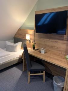 Postel nebo postele na pokoji v ubytování City-Hotel-Wolgast