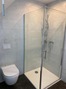 Koupelna v ubytování City-Hotel-Wolgast