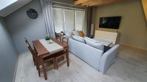 TV a/nebo společenská místnost v ubytování P.D.S APARTAMENT