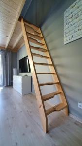 TV a/nebo společenská místnost v ubytování P.D.S APARTAMENT