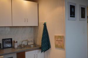 A kitchen or kitchenette at Good morning in Szczecin
