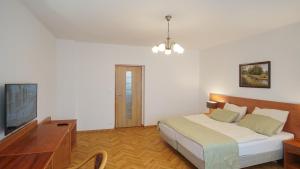 Postel nebo postele na pokoji v ubytování Vila Nejdek - Erzgebirge