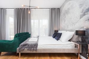 Posteľ alebo postele v izbe v ubytovaní City of the Kings - Nubium Apartment