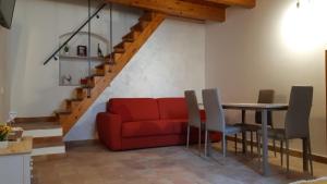 Posezení v ubytování La casetta nel claustro