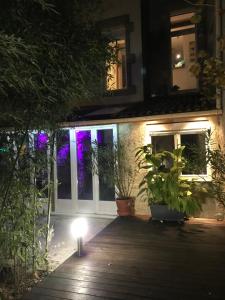 Zahrada ubytování chez la Berthe Colmé