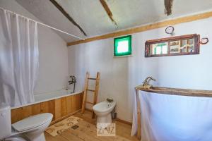 Koupelna v ubytování Casa Glod