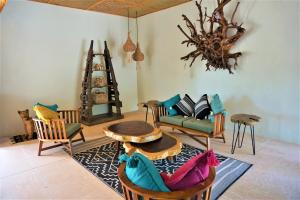 Posezení v ubytování Hotel Boutique La Puerta Azul Beachfront - Adults Only