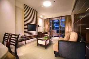 Posezení v ubytování Aston Kuta Hotel and Residence