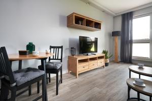 TV a/nebo společenská místnost v ubytování Apartament Anna