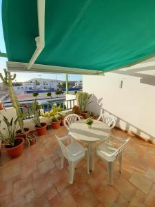 Balkón nebo terasa v ubytování Apartamento Arena
