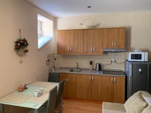 Η κουζίνα ή μικρή κουζίνα στο Apartmán Horalka Donovaly