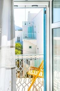 Balkón nebo terasa v ubytování SeaScapeHome Serifos