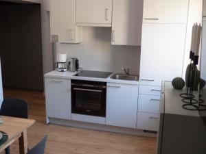 Kuchyňa alebo kuchynka v ubytovaní Blue flat by GrazRentals best location & free parking