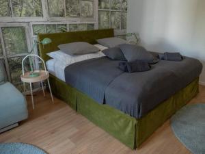 Posteľ alebo postele v izbe v ubytovaní Blue flat by GrazRentals best location & free parking