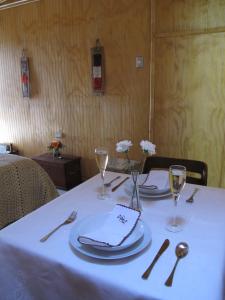 Restorāns vai citas vietas, kur ieturēt maltīti, naktsmītnē Cabañas Lemupewen Chillán 1