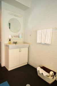 Et badeværelse på Sora Hotel Karuizawa Outlet