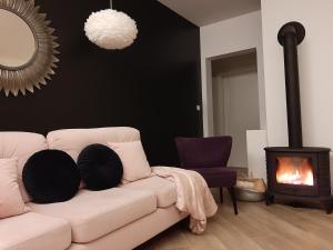 Posedenie v ubytovaní Apartament Sun House SAUNA KOMINEK SKRZYCZNE
