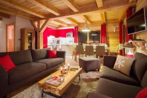 Posezení v ubytování Chalet l'ALPAGA 2