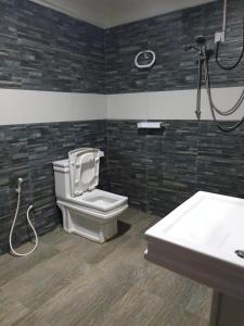 Koupelna v ubytování Bungalow 234