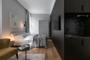 Posteľ alebo postele v izbe v ubytovaní Bumblebee Luxury Apartments