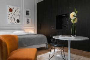 Posteľ alebo postele v izbe v ubytovaní Bumblebee Luxury Apartments