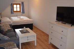 Postel nebo postele na pokoji v ubytování Apartmány Nova Lake